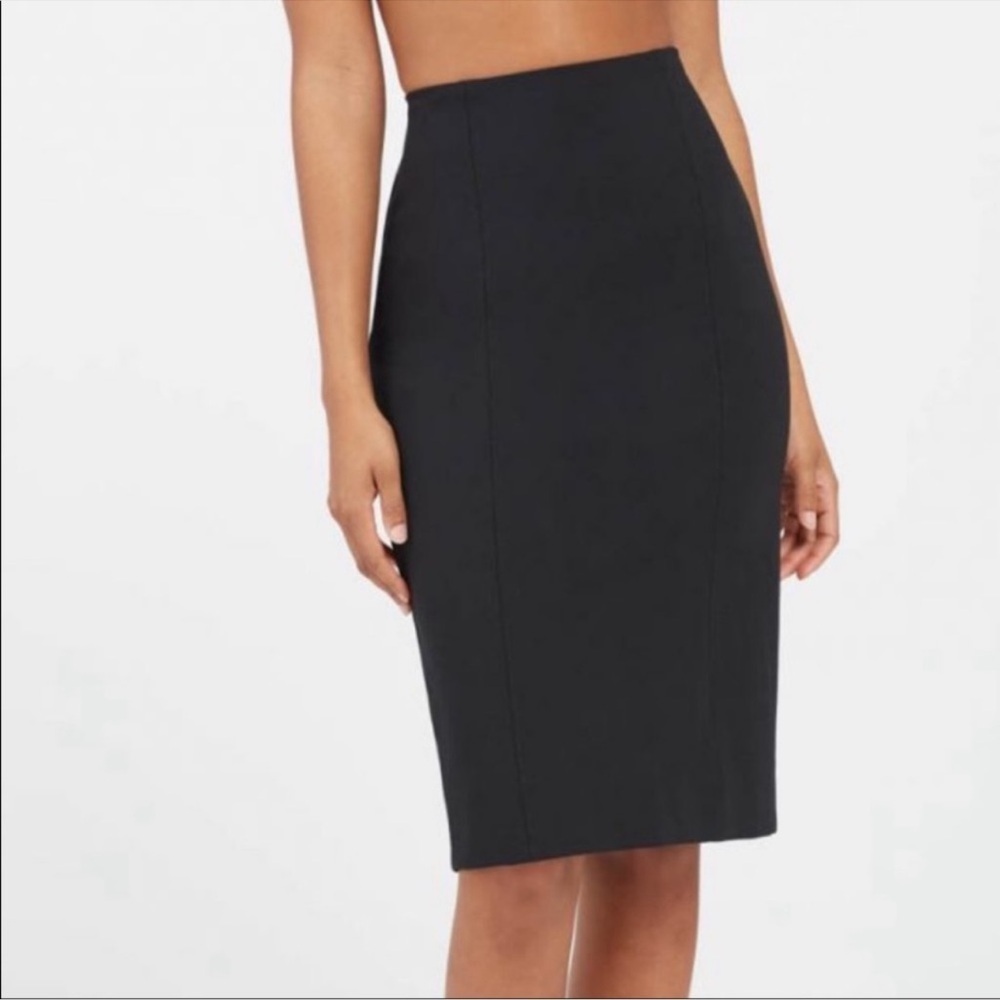 NWT SPANX The Perfect Black Pencil Skirt size small - Picture 3 of 14
